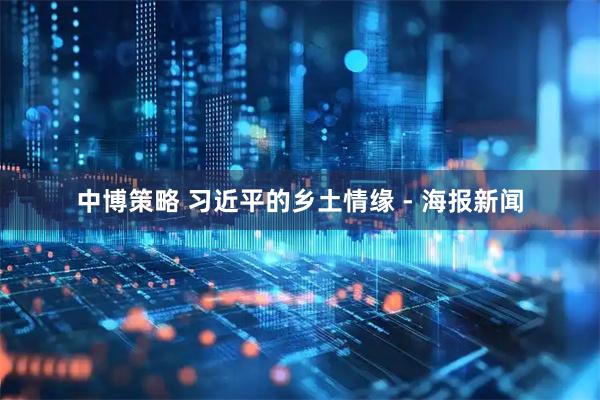 中博策略 习近平的乡土情缘 - 海报新闻