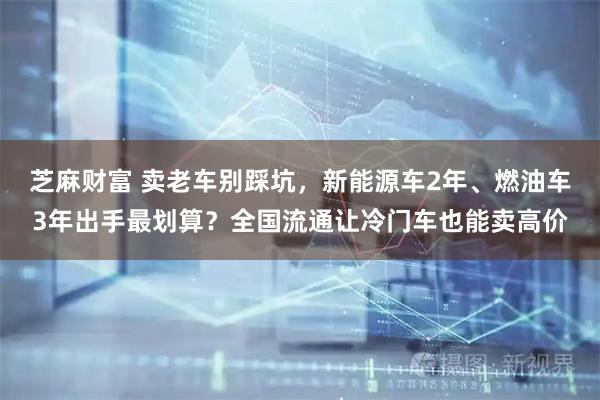 芝麻财富 卖老车别踩坑，新能源车2年、燃油车3年出手最划算？全国流通让冷门车也能卖高价